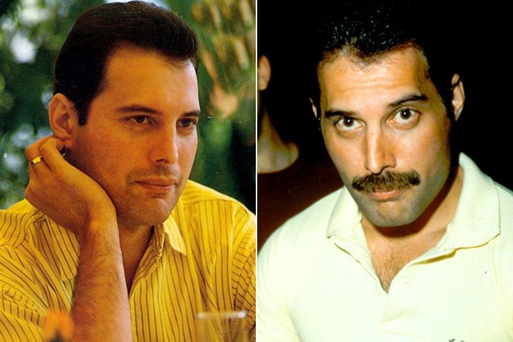 Celebrities With & Without Their Signature Mustaches - Can You