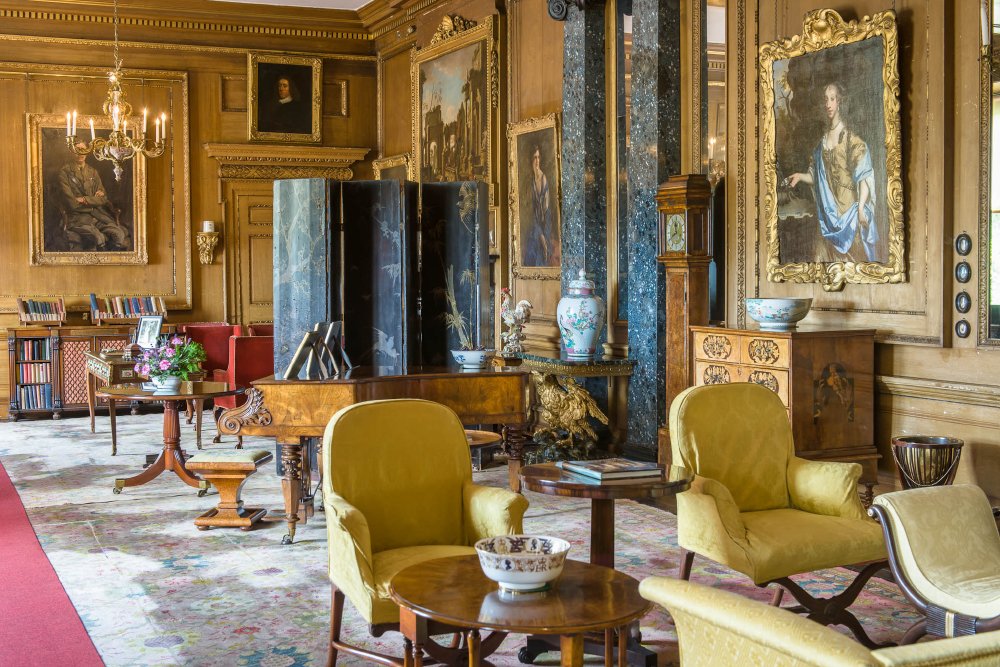 19th Century House Living Room Interior